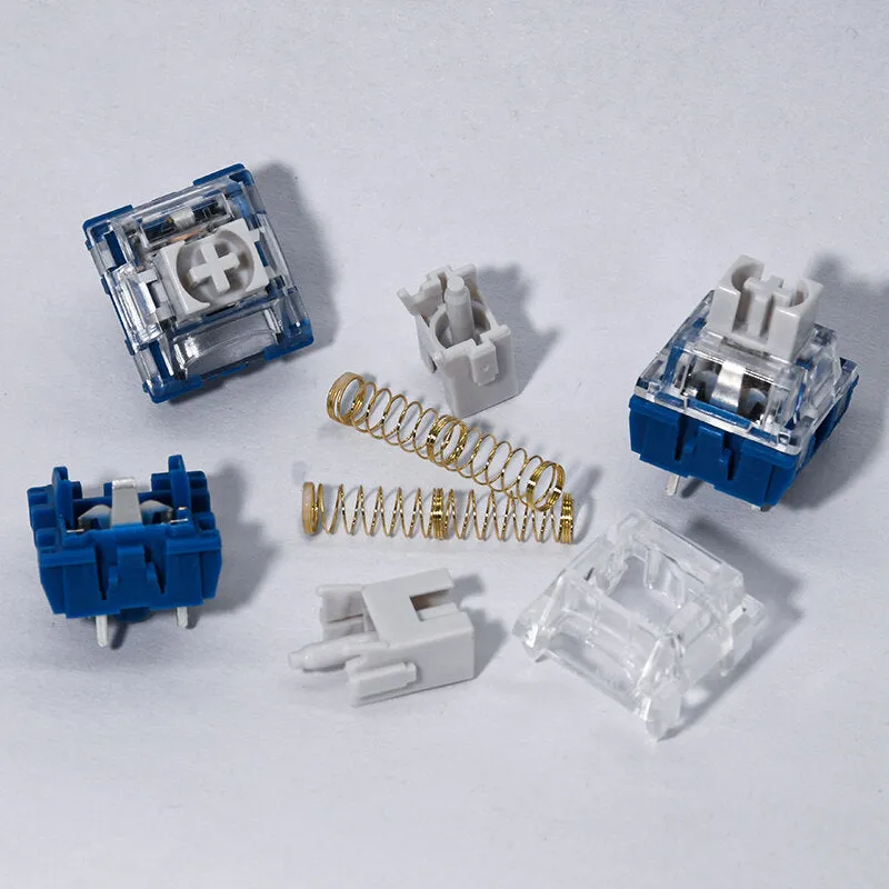 10/30 PCS TTC Speed Silver Keyswitch V2 Factory Fine Run Linear Switch Game Fast Axis 45gf Mechanical keyboard switch