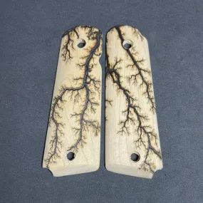 1911 Full Size Electrocuted Maple Grips - 003