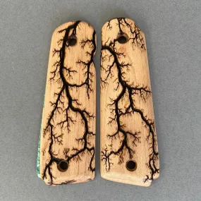 1911 Full Size Electrocuted Maple Grips - 013