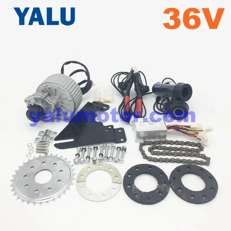 24V36V 250W L eft Side Drive Faster Geared Ebike Motor Kit with 12T Left Freewheel MY1018 Unitemotor Rare Earth DC Bicycle Motor