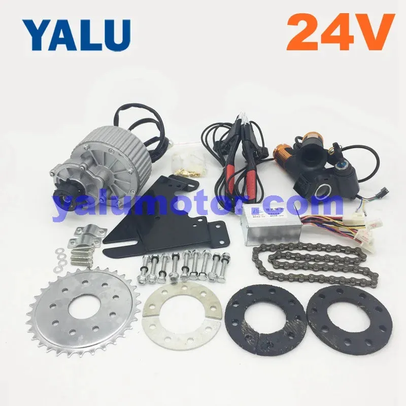 24V36V 250W L eft Side Drive Faster Geared Ebike Motor Kit with 12T Left Freewheel MY1018 Unitemotor Rare Earth DC Bicycle Motor