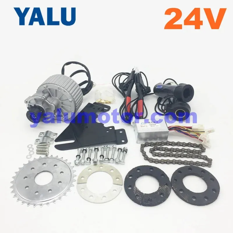 24V36V 250W L eft Side Drive Faster Geared Ebike Motor Kit with 12T Left Freewheel MY1018 Unitemotor Rare Earth DC Bicycle Motor