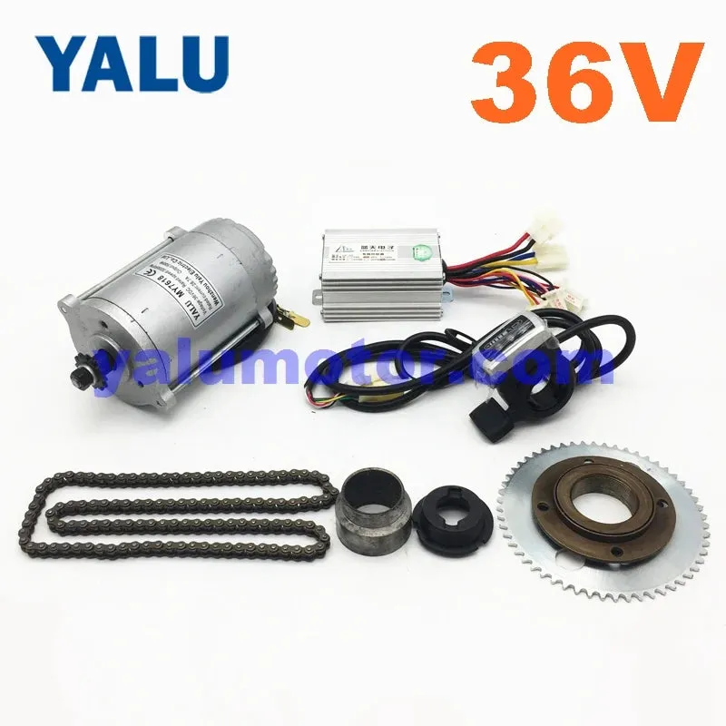 24V/36V 500W High Speed Dirt Bikes Go Karts Mobility Scooter Conversion Kit MY7618 Razor Balance Car Ebike Parts with 25H Chain