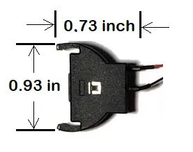 3 Volt Coin Cell Holder