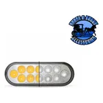 6" Oval Trux Dual Revolution LEDs (Choose Color)