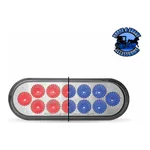 6" Oval Trux Dual Revolution LEDs (Choose Color)