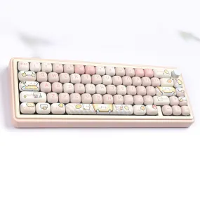 ACGAM Bread Bear MOG Profile Keycap Set 140 Keys