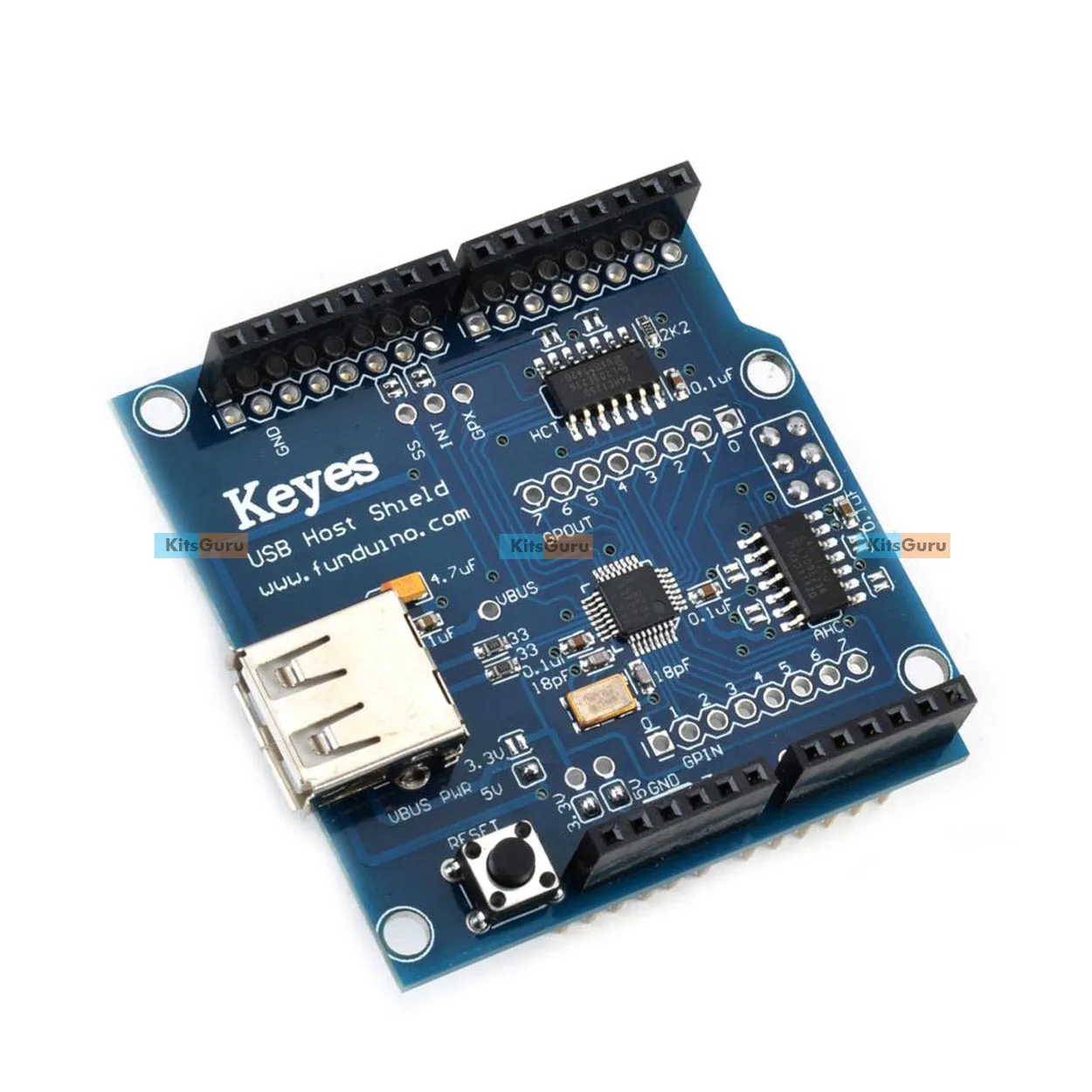 ADK USB Host Shield compatible with Arduino