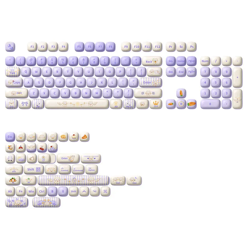 Akko Magic Lop Bunny MOG Profile Keycaps Set 146 Keys