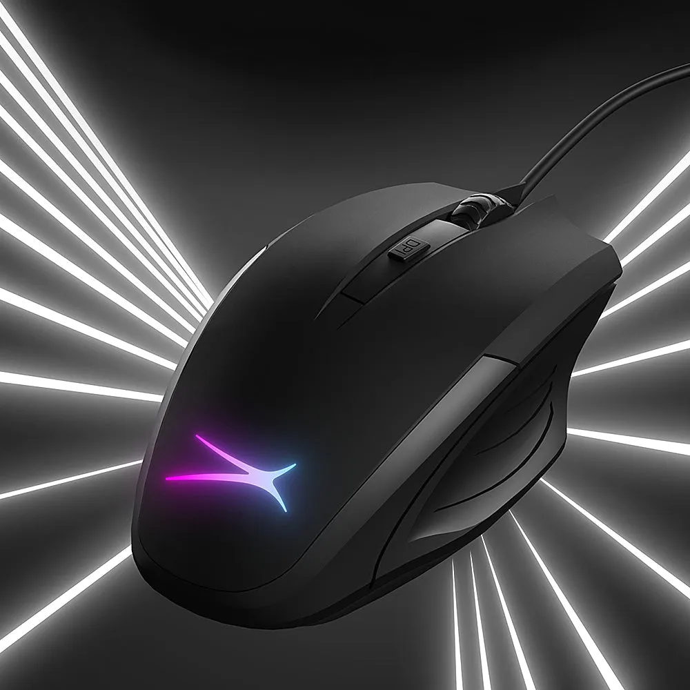 Altec Lansing - GM100 E-Sports Wired Laser Gaming Mouse with RGB Lighting
