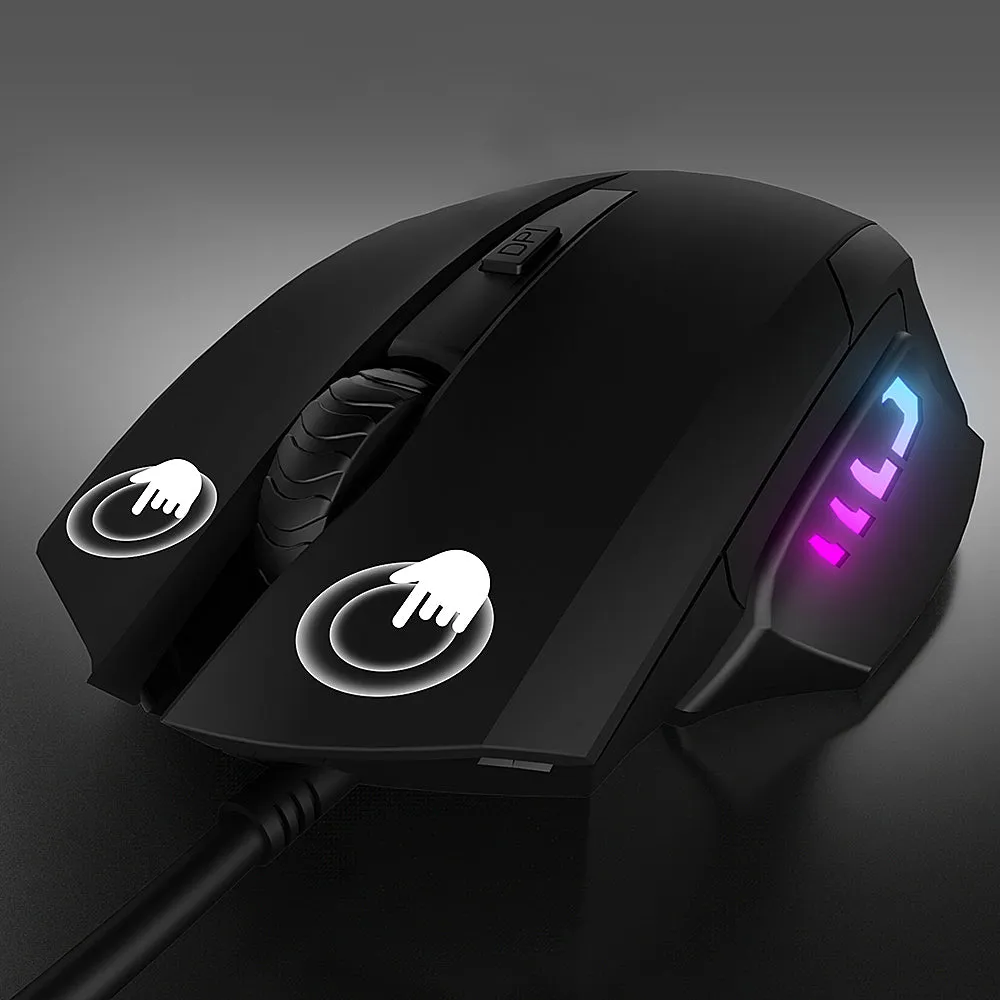 Altec Lansing - GM100 E-Sports Wired Laser Gaming Mouse with RGB Lighting