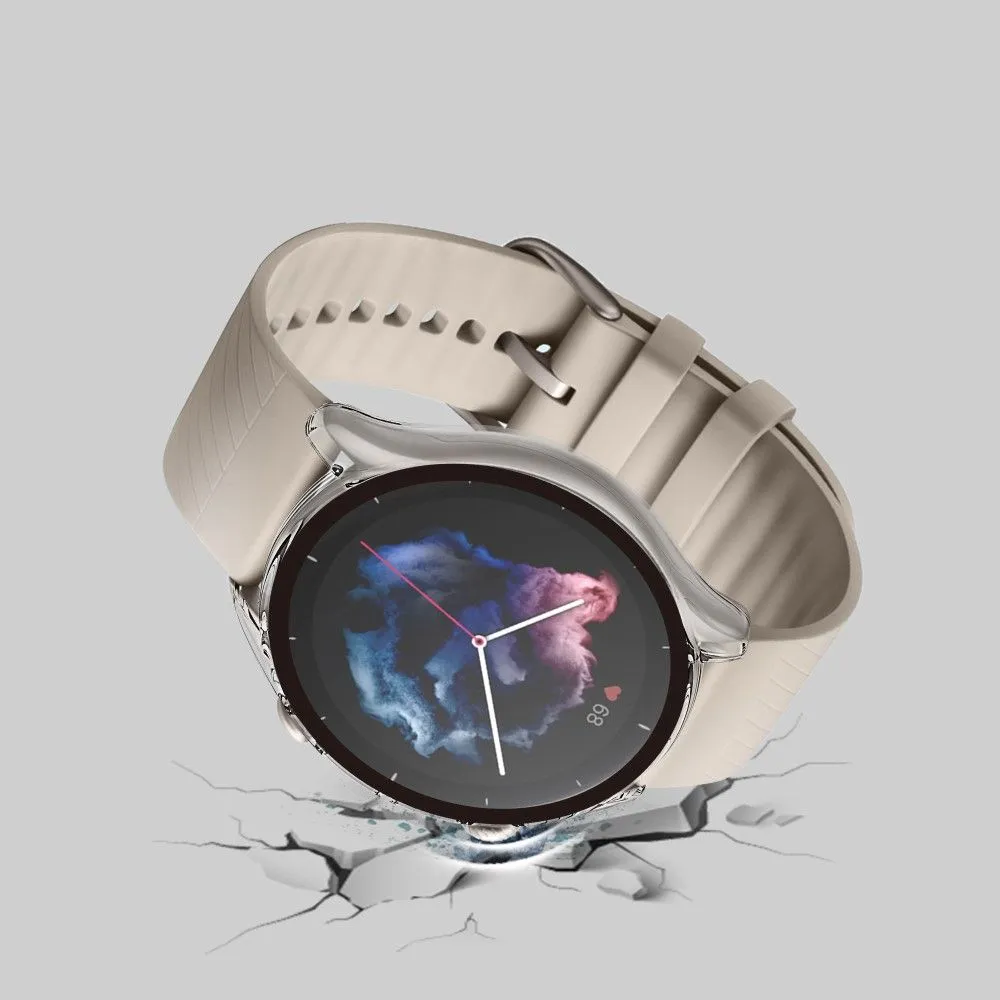 Amazfit GTR 3 / GTR 3 Pro hard cover   tempered glass screen protector - Transparent