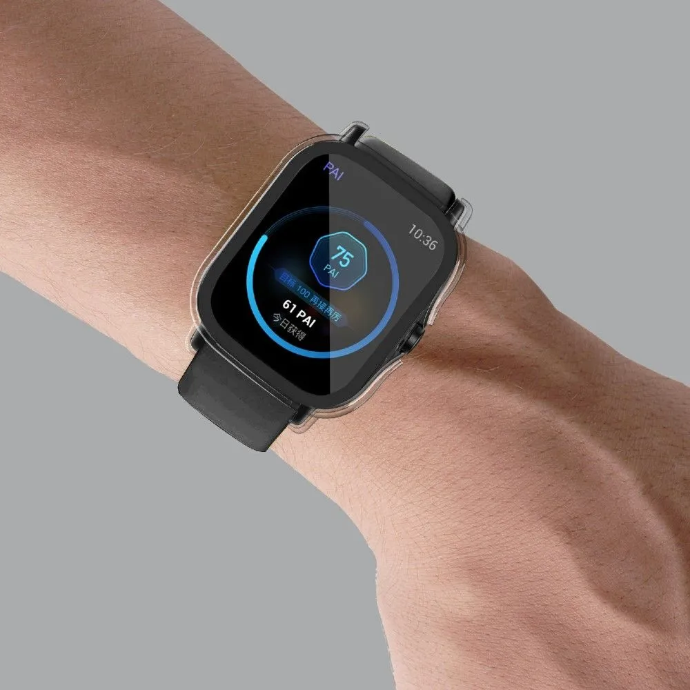 Amazfit GTS 2 protective cover   HD tempered glass - Transparent