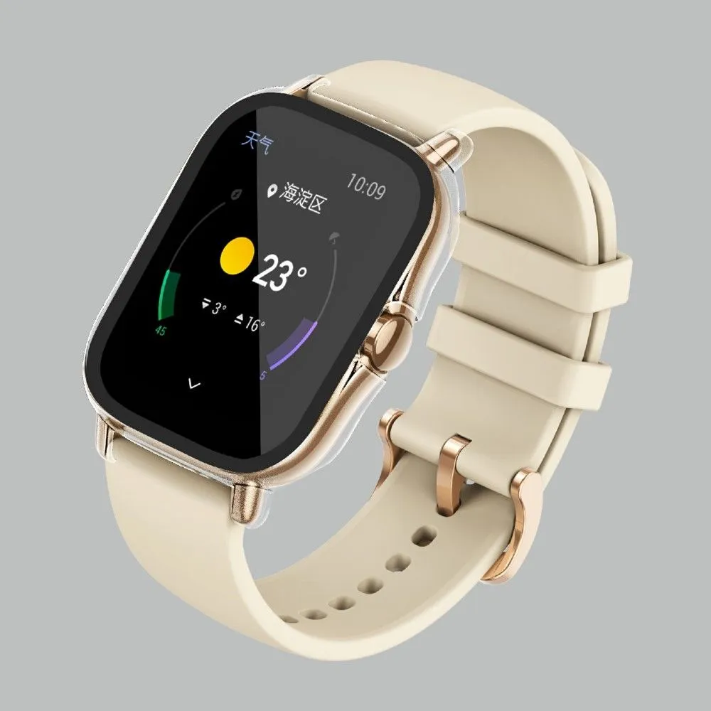 Amazfit GTS 2 protective cover   HD tempered glass - Transparent