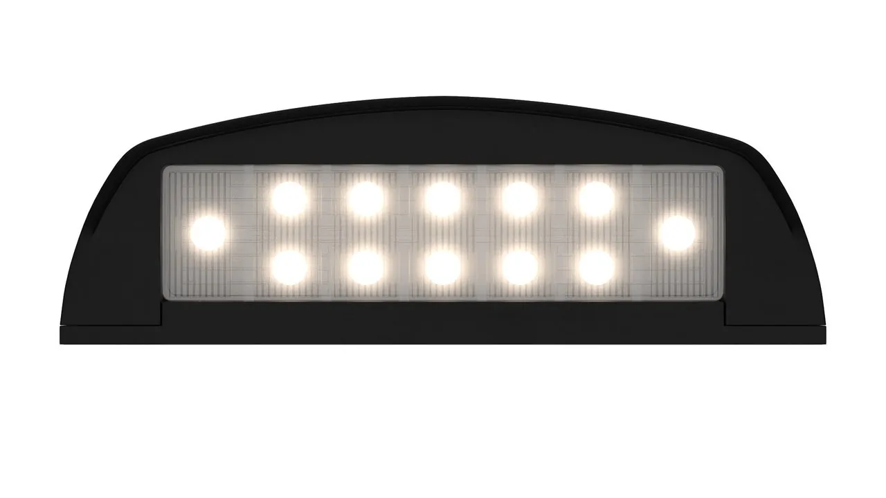 Ap84M Led License Plate Lamp Black 12 Le