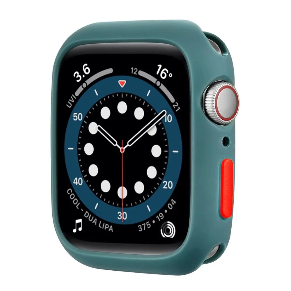Apple Watch (41mm) candy color button TPU cover - Green / Red