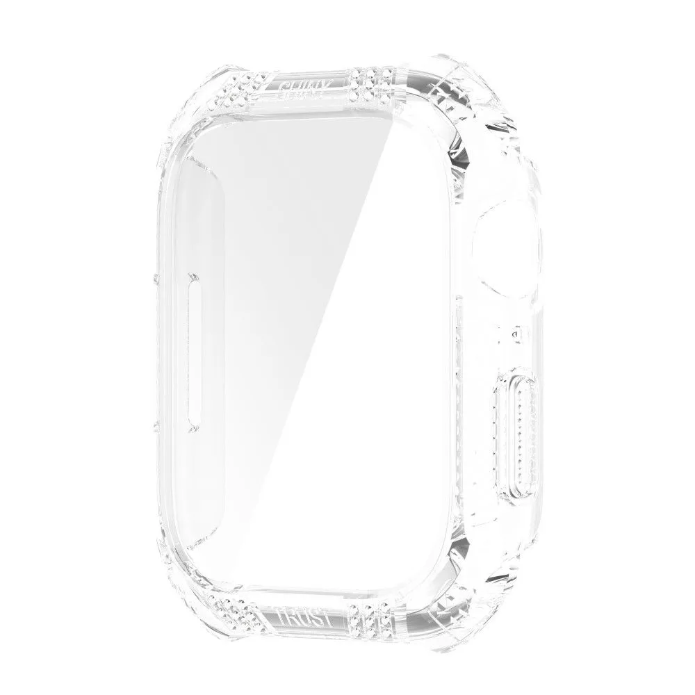 Apple Watch (45mm) rhinestone adorned cover with tempered glass screen protector - Transparent