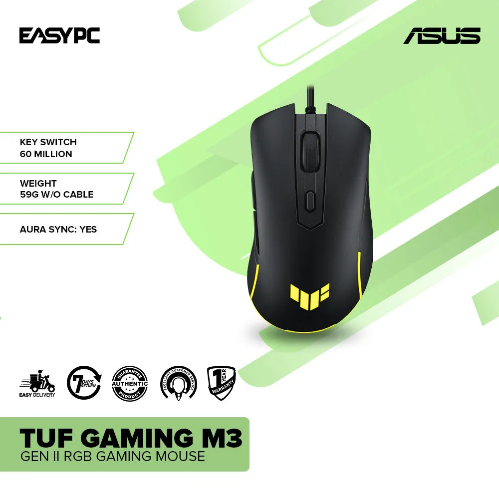 Asus TUF Gaming M3 Gen II RGB gaming mouse