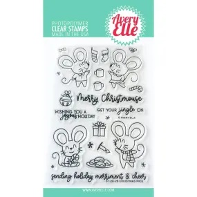 Avery Elle Clear Stamp Set 4in x 6in - Christmas Mice*