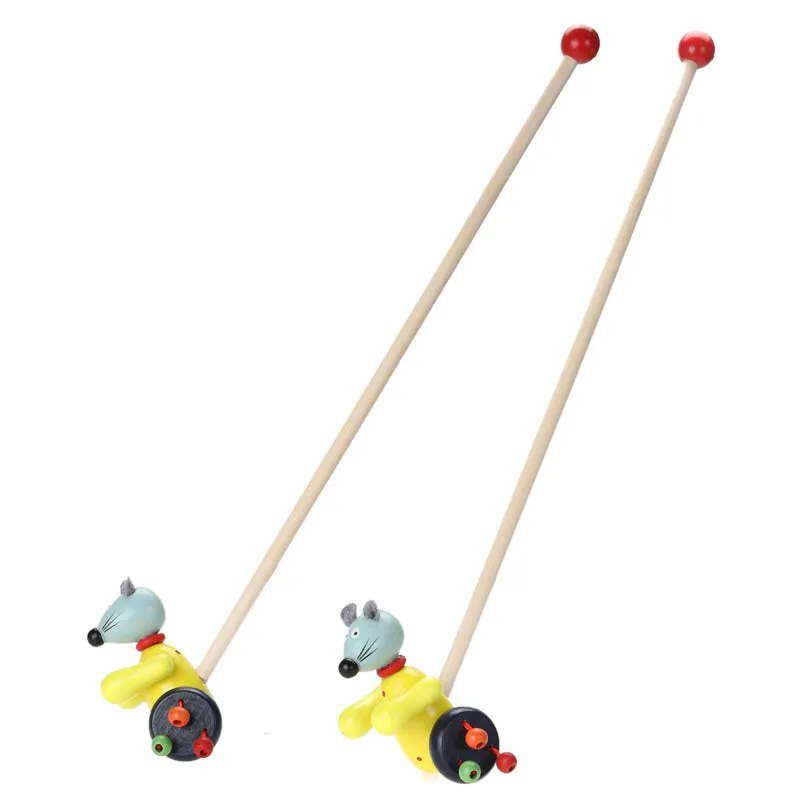 Baby Wooden Mice Trolley