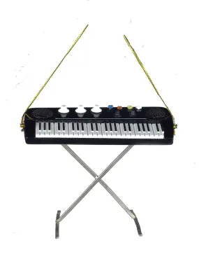 Black Electric Keyboard Ornament