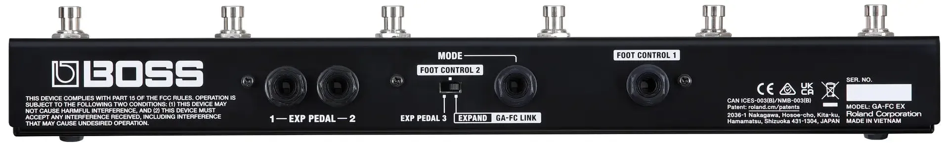 Boss GA-FC EX Foot Controller for KTN Amplifiers