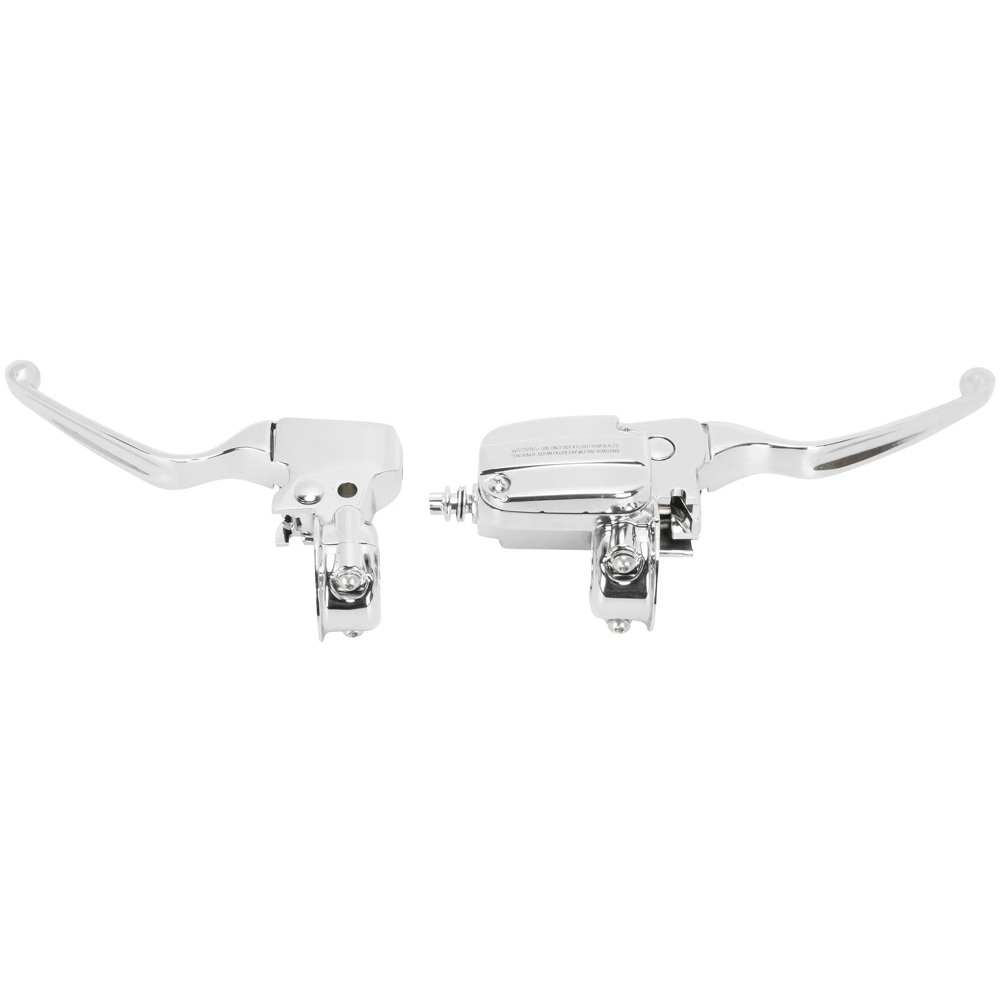 Brake/Mechanical Clutch Controls Kit - Chrome - 1999-2007 Harley-Davidson FLT/FLHX/FLHT/FLTR/FLHR