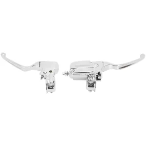 Brake/Mechanical Clutch Controls Kit - Chrome - 1999-2007 Harley-Davidson FLT/FLHX/FLHT/FLTR/FLHR