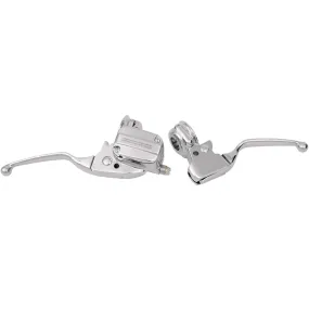 Brake/Mechanical Clutch Controls Kit - Chrome - 2008-13 Harley-Davidson FLHX/FLHT/FLTR/FLHR