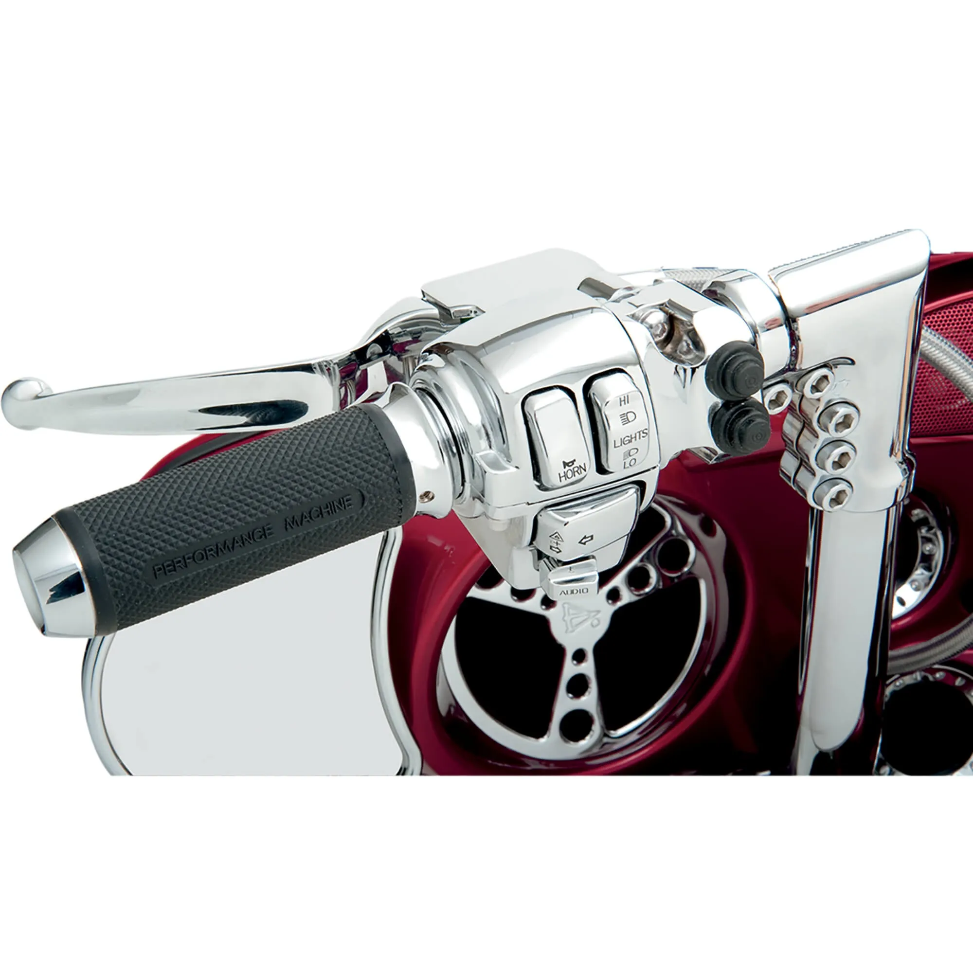 Brake/Mechanical Clutch Controls Kit - Chrome - 2008-13 Harley-Davidson FLHX/FLHT/FLTR/FLHR
