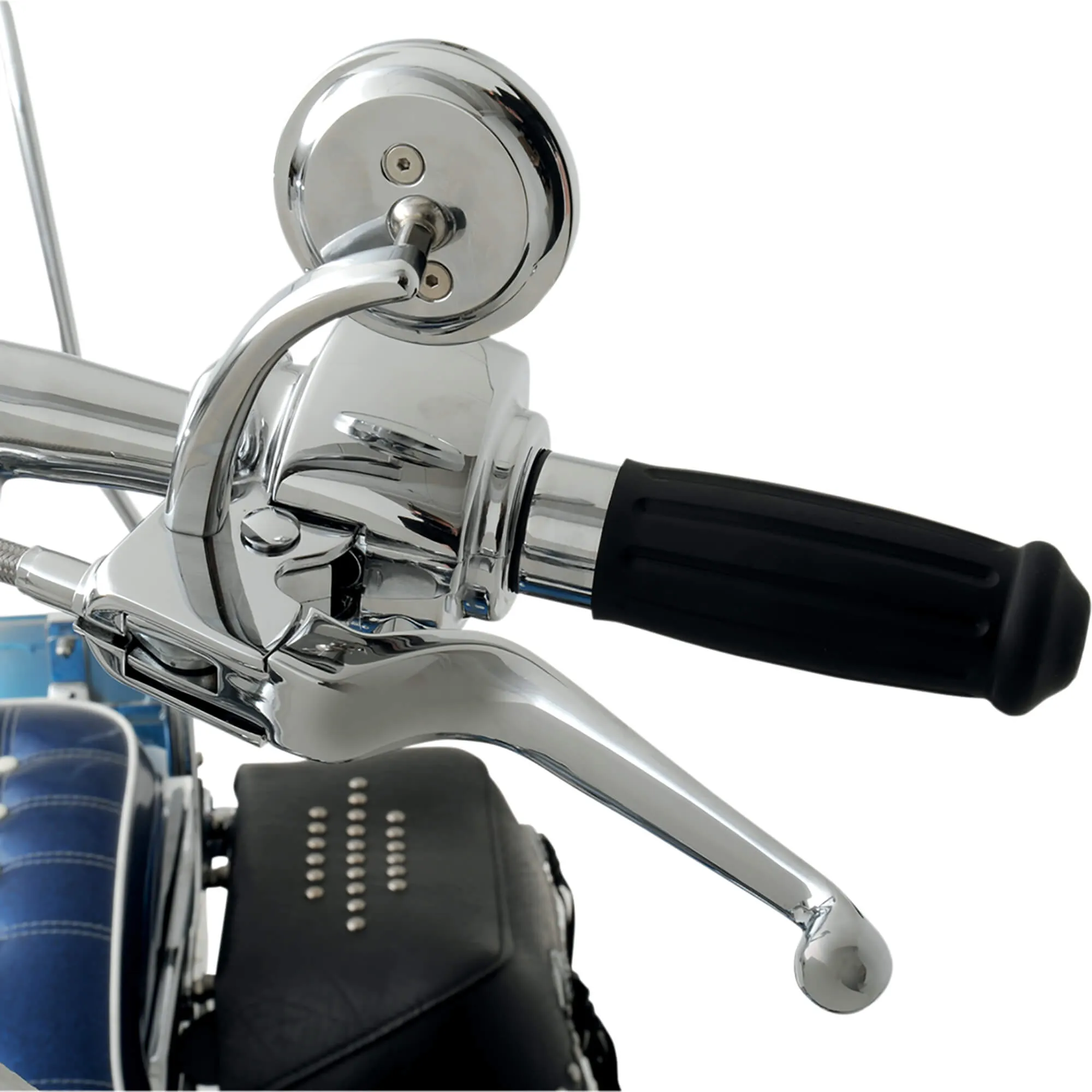 Brake/Mechanical Clutch Controls Kit w/o Switches - Chrome -  2011-14 FXS/FLS/FLST 11-13 FXCW/C 12-17 FXD/FXDWG