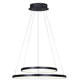 Canarm LEXIE LED Matte Black Chandelier