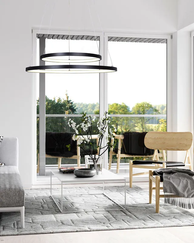 Canarm LEXIE LED Matte Black Chandelier
