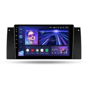 Car Dealz Elite 4G Data Model 10.2" Android 12.0 For BMW X5 E39 E53 1999 - 2006 In Dash Plus OEM Fascia