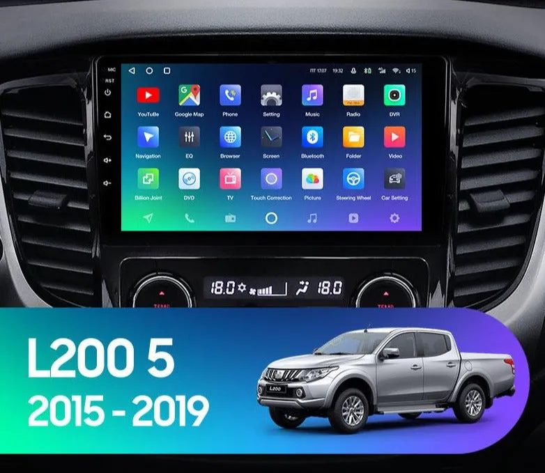 Car Dealz Premium Advanced 4G Data Model 10.2" Android 12.0 For Mitsubishi L200 Trition Challenger 2015 - 2019
