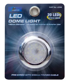 Caravan & Reading Light 20 SMD LED Dome Light 50mm 12V LED06