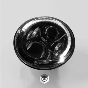 CARBON 7 INCH LED HEADLIGHT - BLACK (5700K)