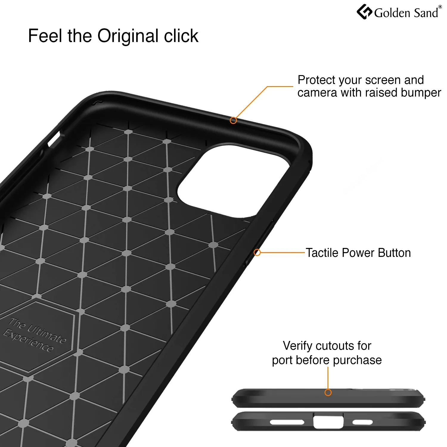 Carbon Fibre Series Shockproof Armor Back Cover for Apple iPhone 11 Pro Max 6.5 inch, Black