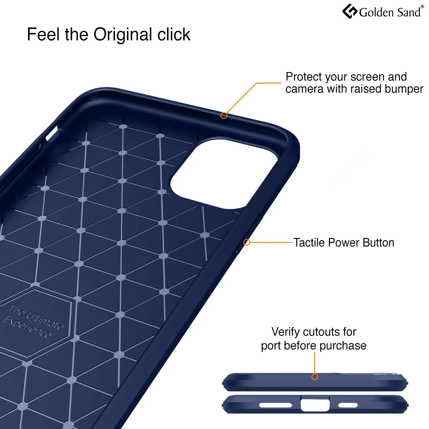 Carbon Fibre Series Shockproof Armor Back Cover for Apple iPhone 11 Pro Max 6.5 inch, Blue