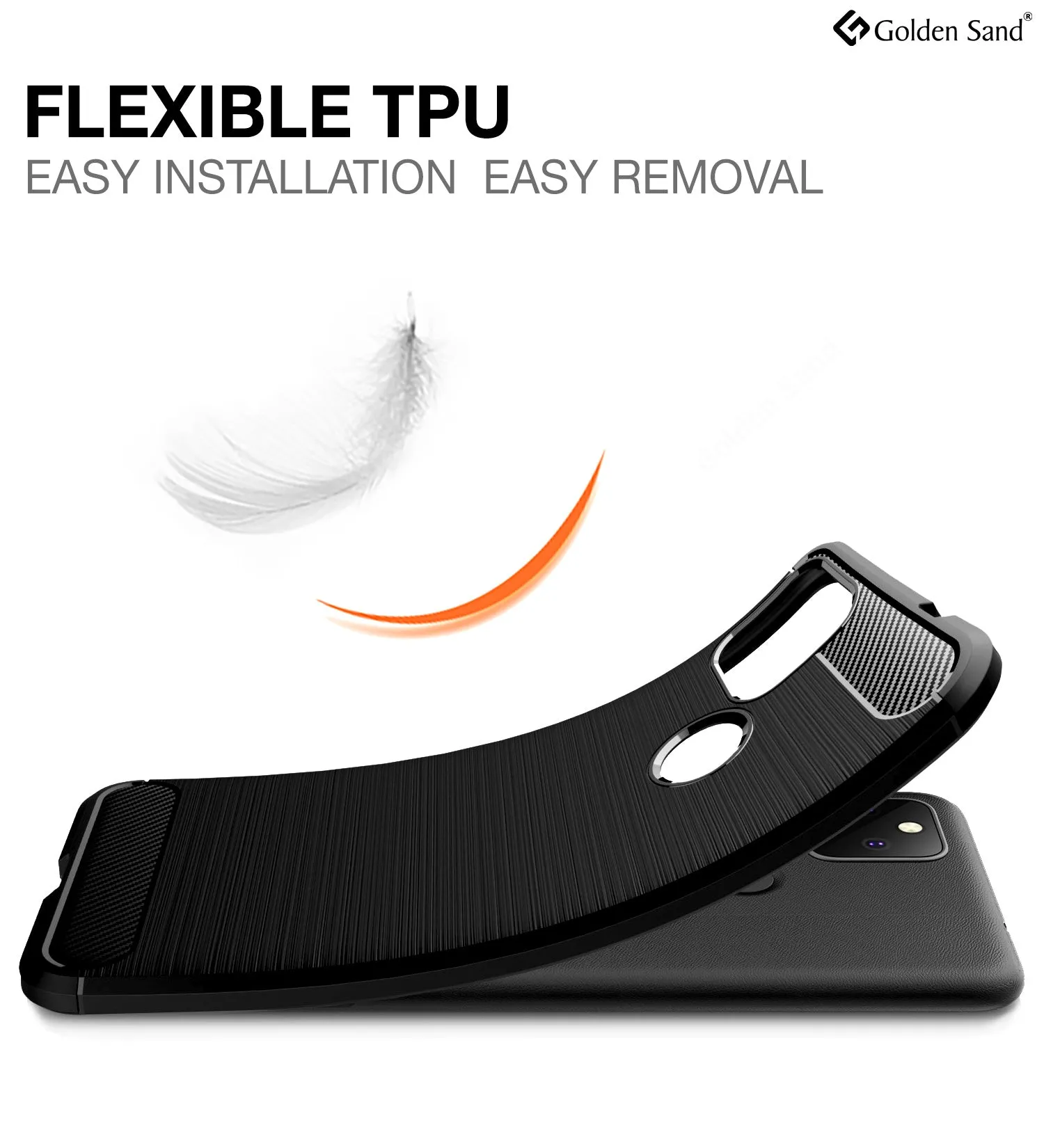 Carbon Fibre Series Shockproof Armor Back Cover for Google Pixel 5a 5G, 6.34 inch, Black