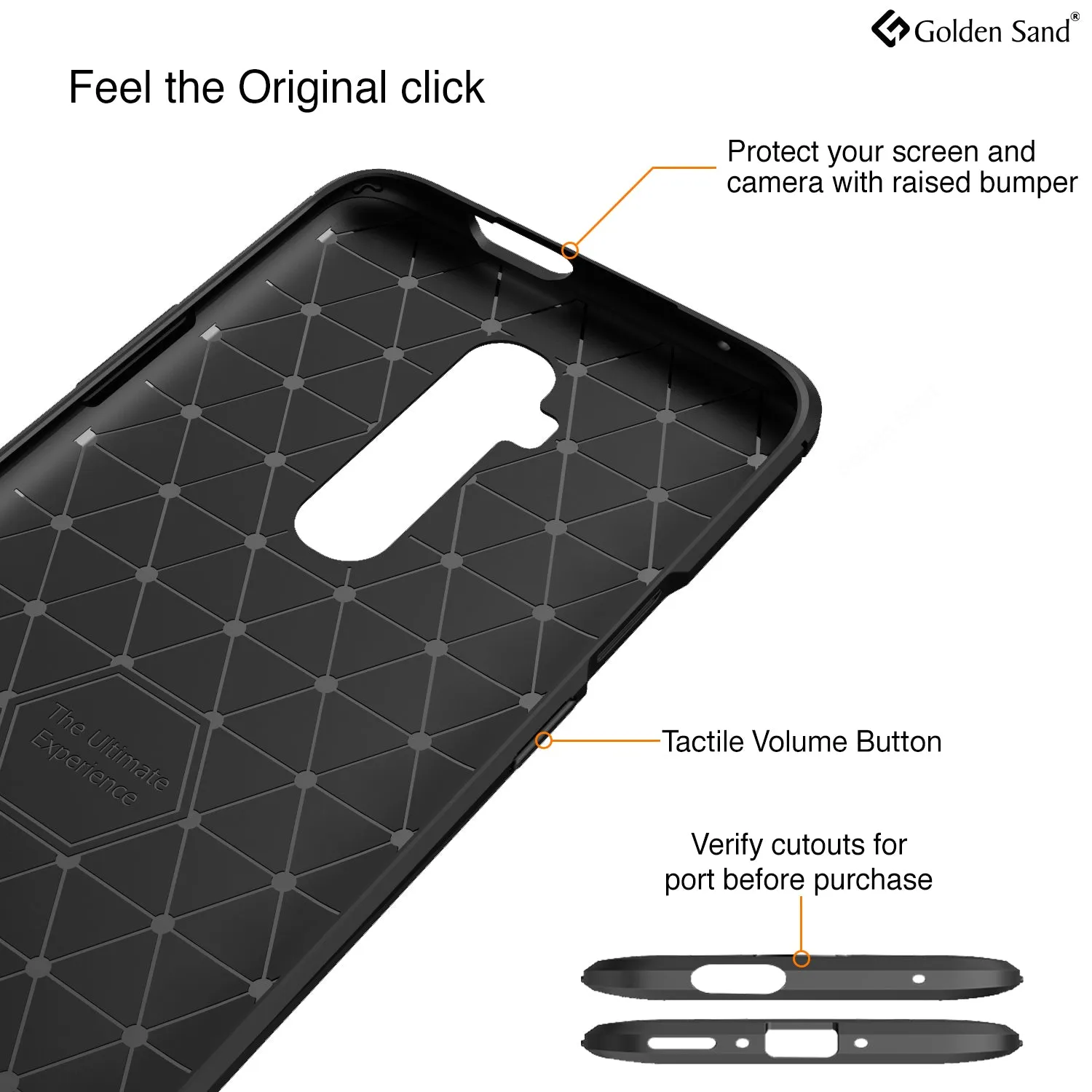 Carbon Fibre Series Shockproof Armor Back Cover for One Plus 7T Pro 6.7 inch, Black