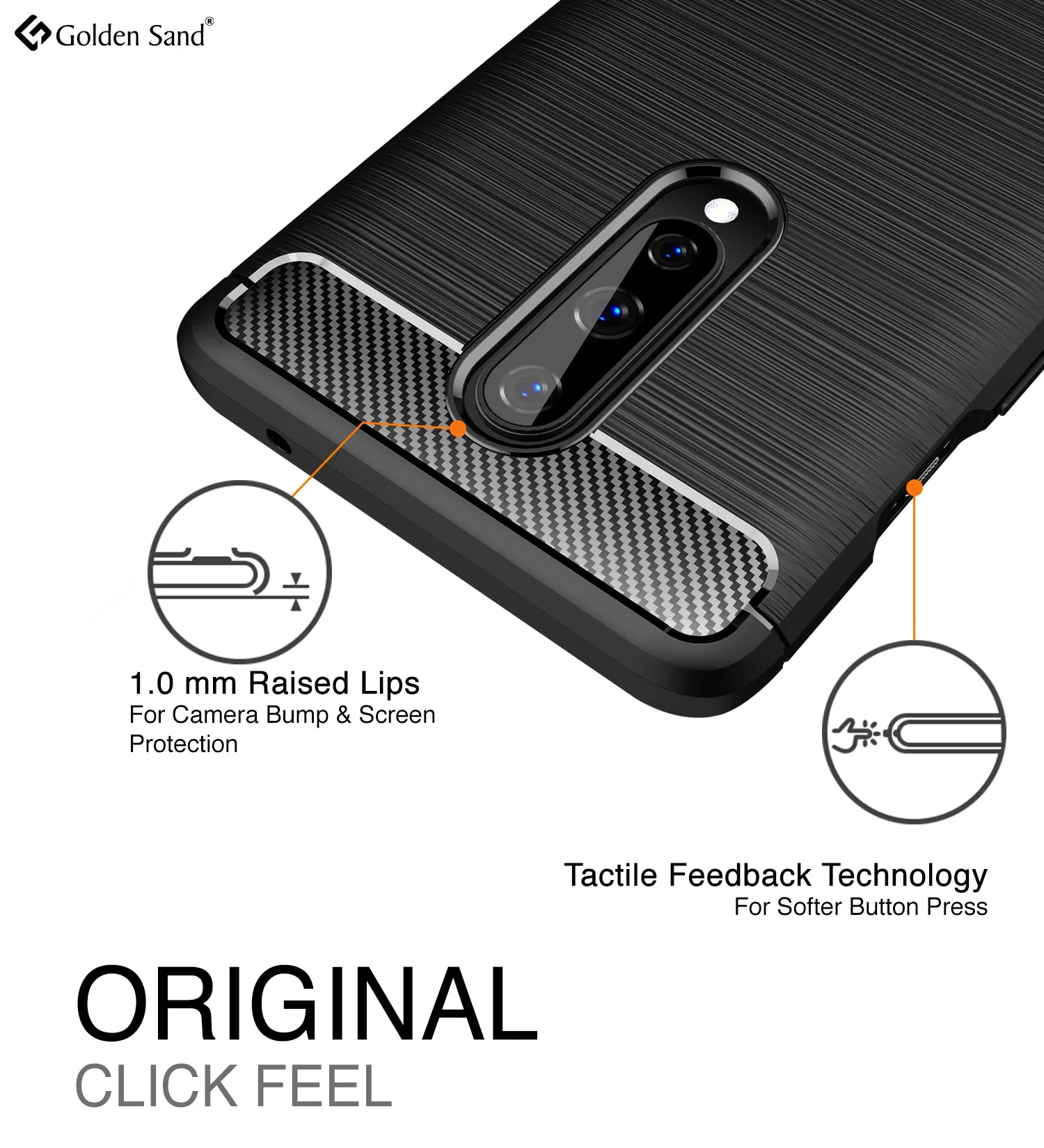 Carbon Fibre Series Shockproof Armor Back Cover for One Plus 8  6.55 inch, Black