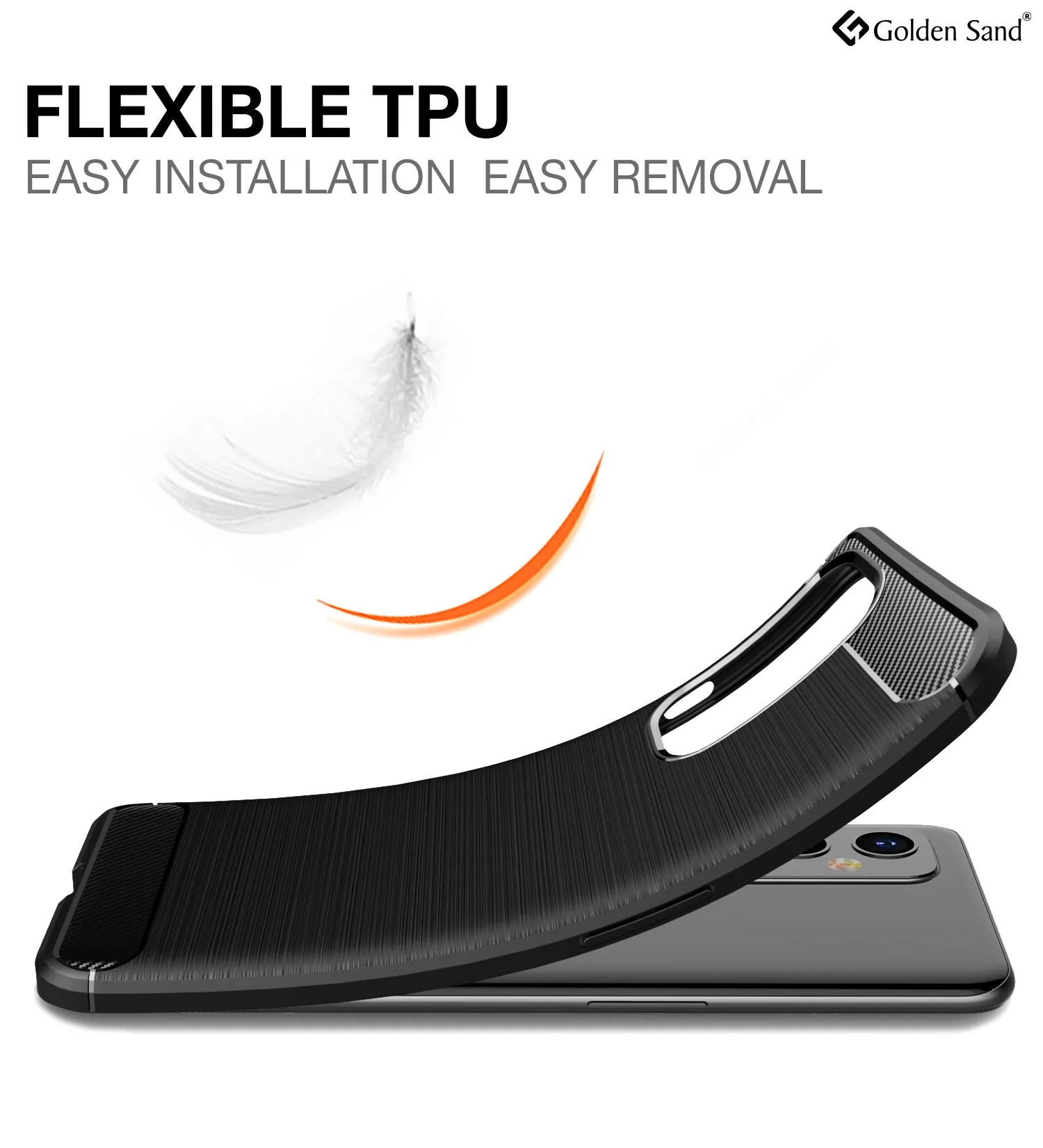 Carbon Fibre Series Shockproof Armor Back Cover for OnePlus 9, 6.55 inch, Black