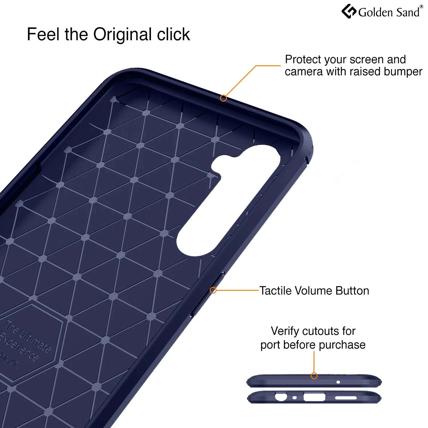 Carbon Fibre Series Shockproof Armor Back Cover for Realme X2, Realme XT, Oppo K5 6.4 inch, Blue