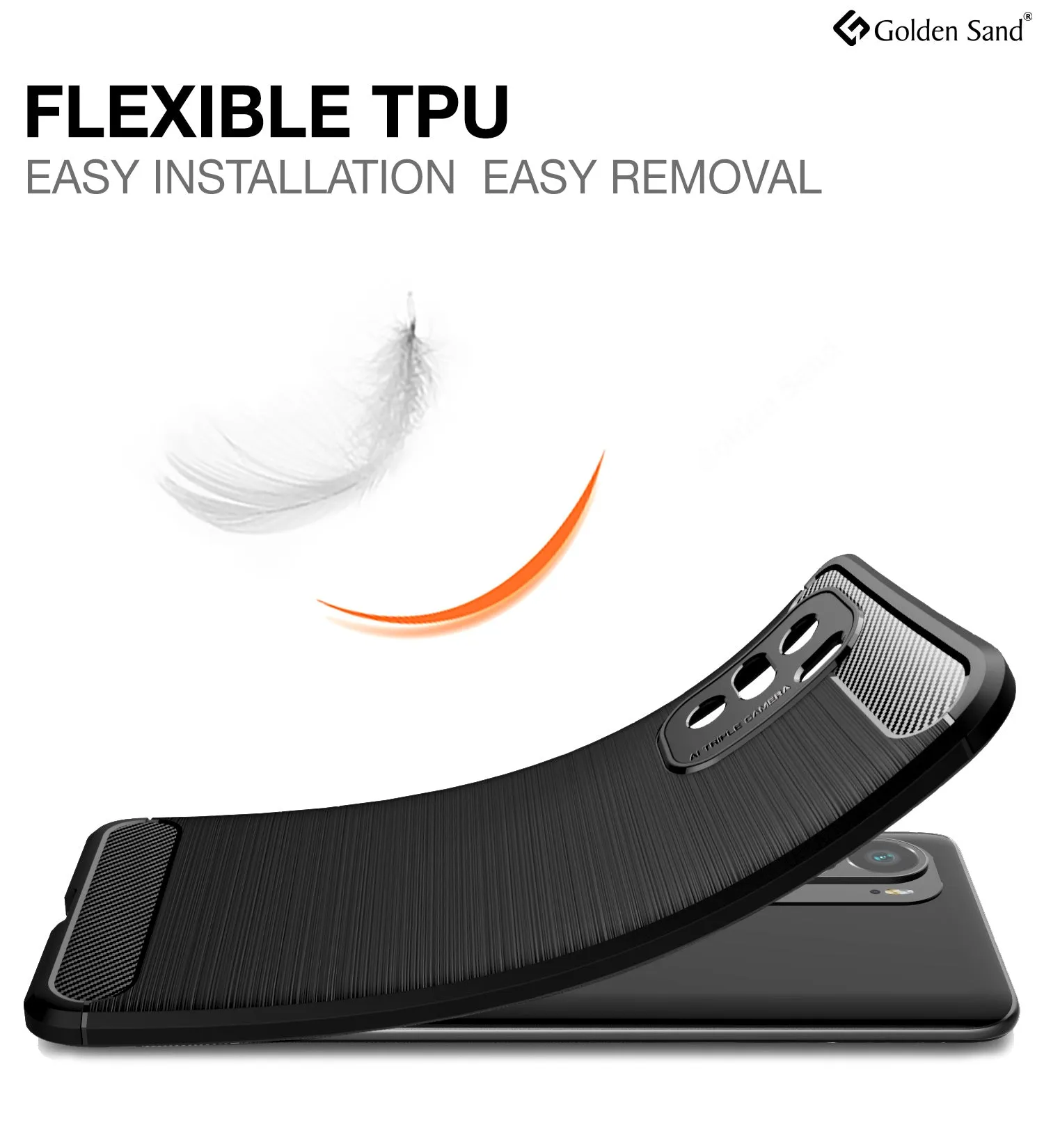 Carbon Fibre Series Shockproof Armor Back Cover for Xiaomi Mi 11X 5G, Xiaomi Mi 11X Pro 5G, 6.67 inch, Black