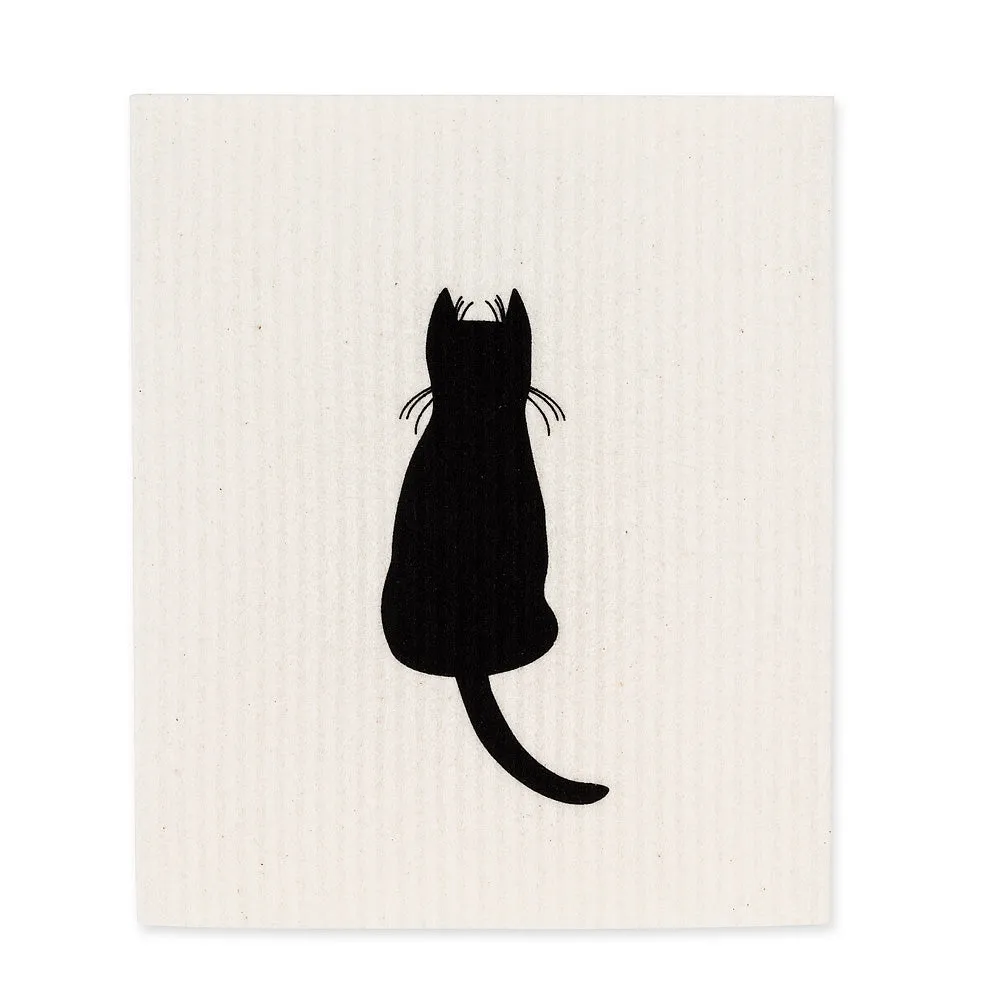 Cat & Mice Swedish Dish Cloth - set of 2