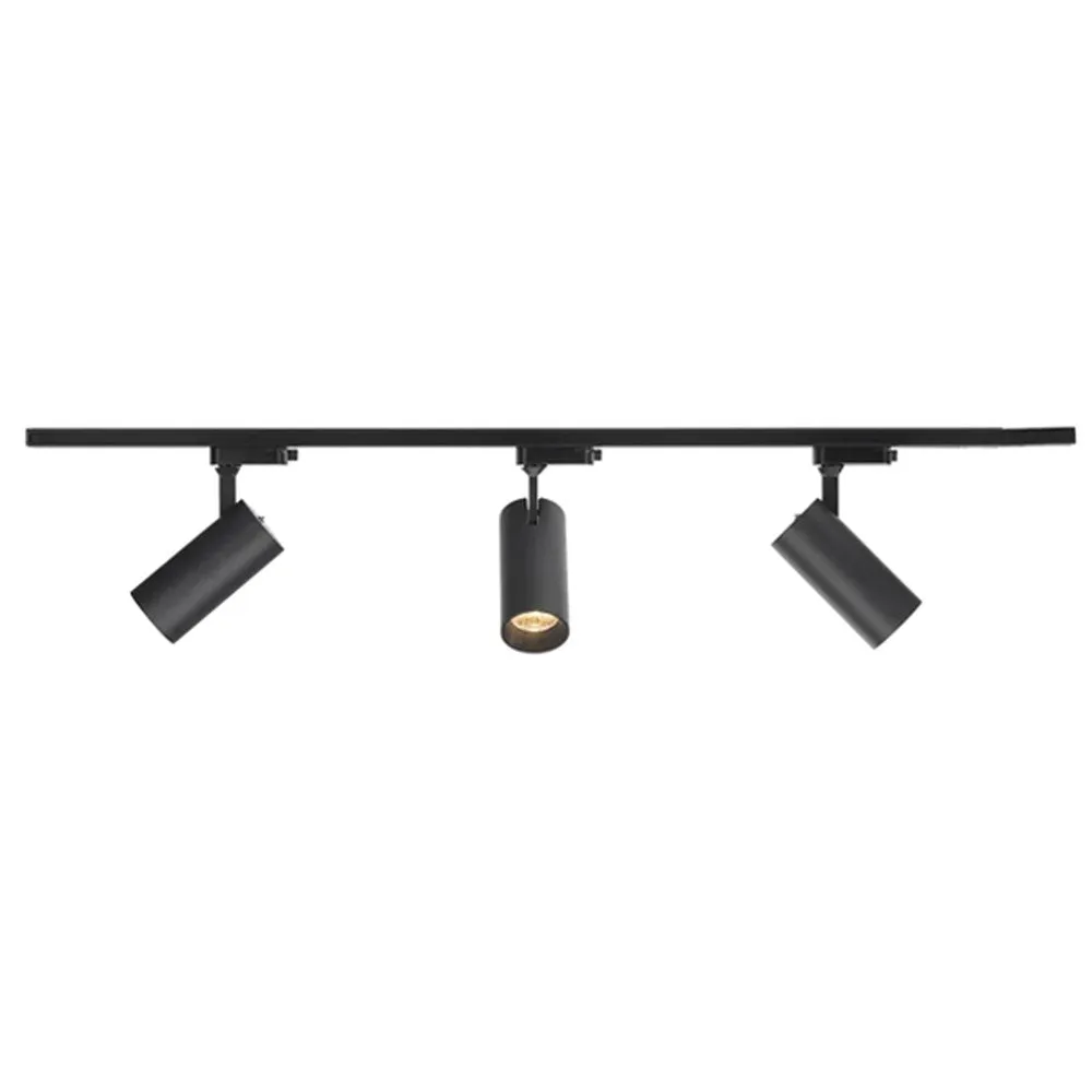 Ceres LED Track Light Kit CCT 3Lt 30w White or Black