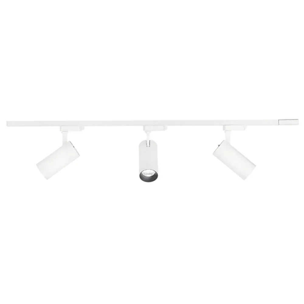 Ceres LED Track Light Kit CCT 3Lt 30w White or Black