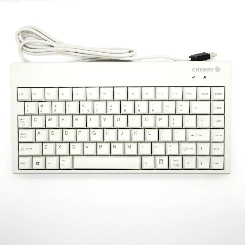 Cherry QWERTY US 83 Position Key Layout Mini Keyboard Gray G8652400EUAEAA
