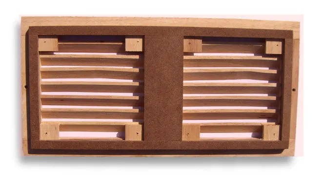 Coolerguys Dual 120mm oak vent cabinet fan grill only.